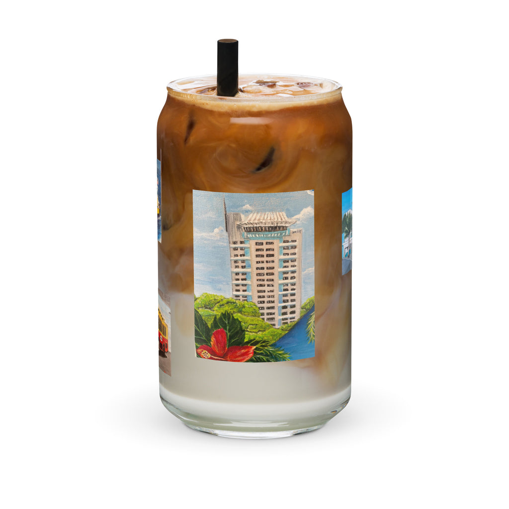 Can-shaped glass Fort Lauderdale Landmarks