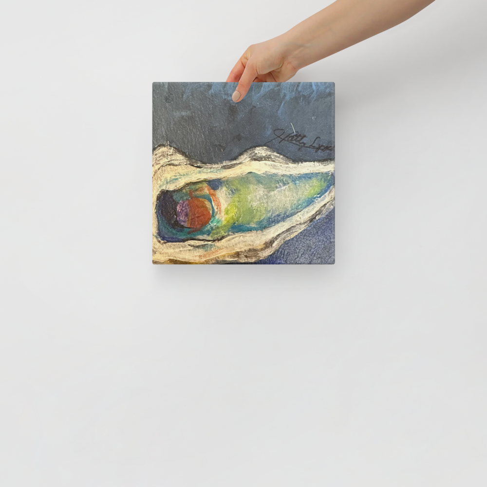 Canvas - Oyster - Deep Blue Shading