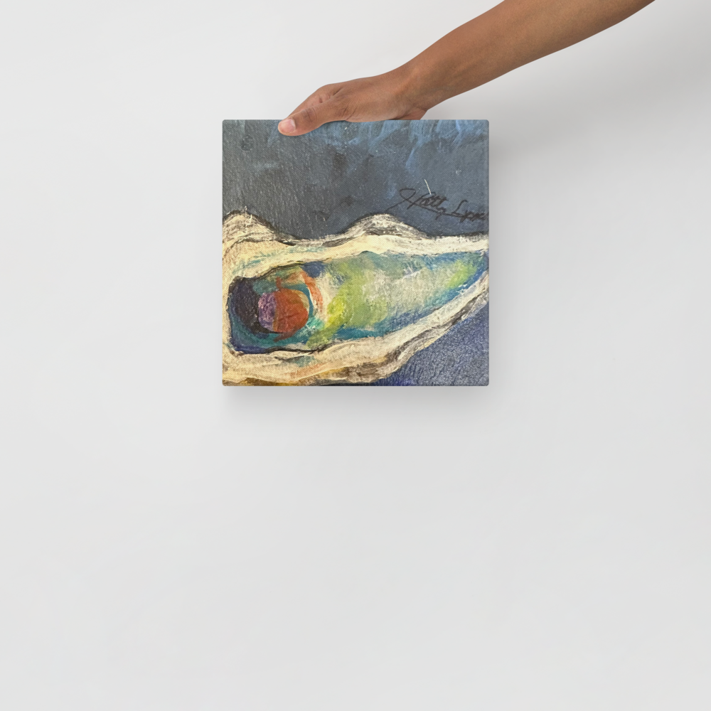 Canvas - Oyster - Deep Blue Shading