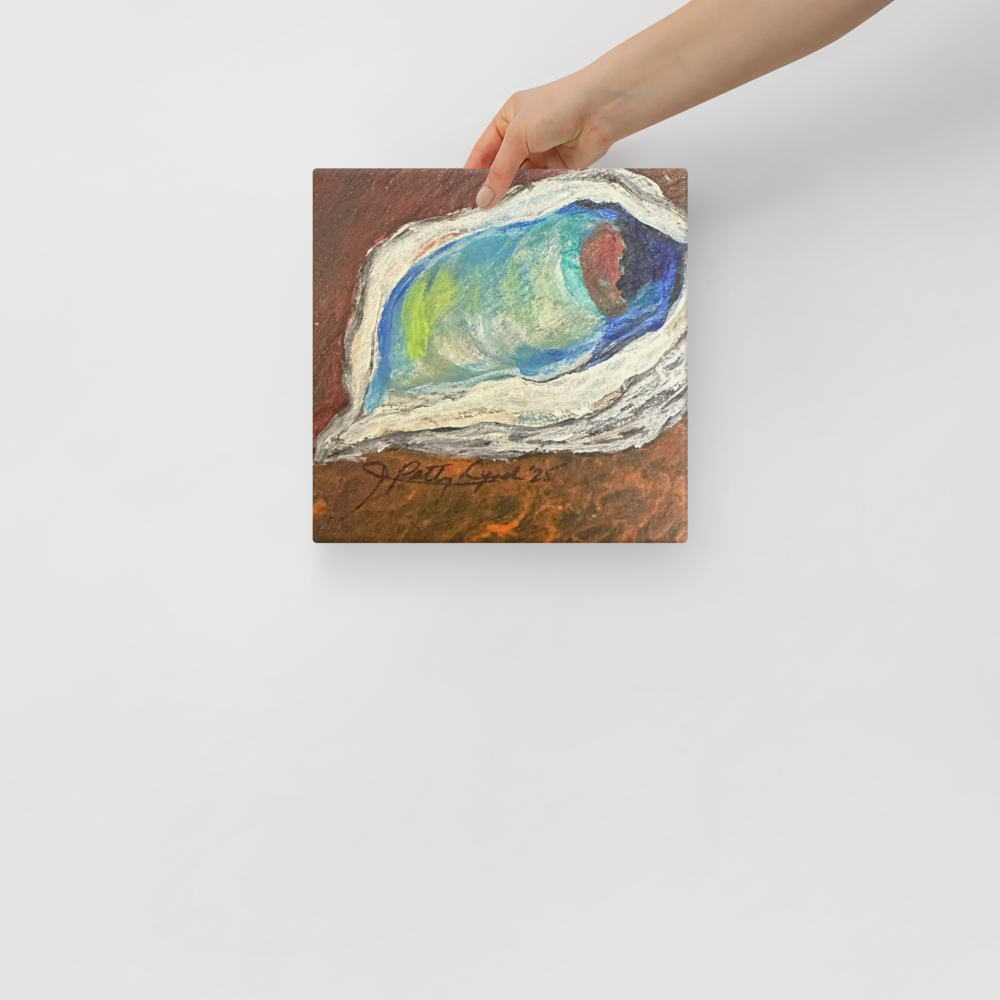 Canvas - Oyster - Burnt Orange Shading