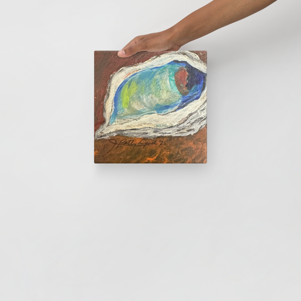 Canvas - Oyster - Burnt Orange Shading