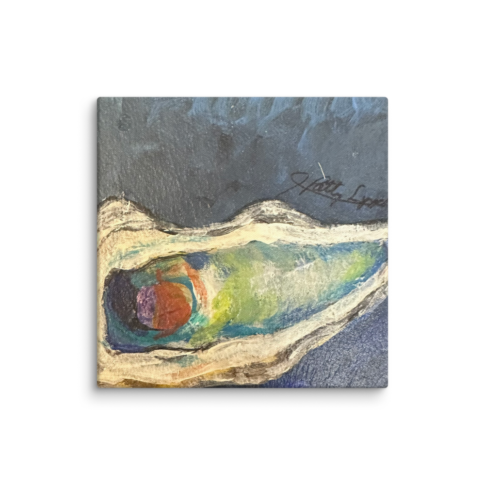 Canvas - Oyster - Deep Blue Shading