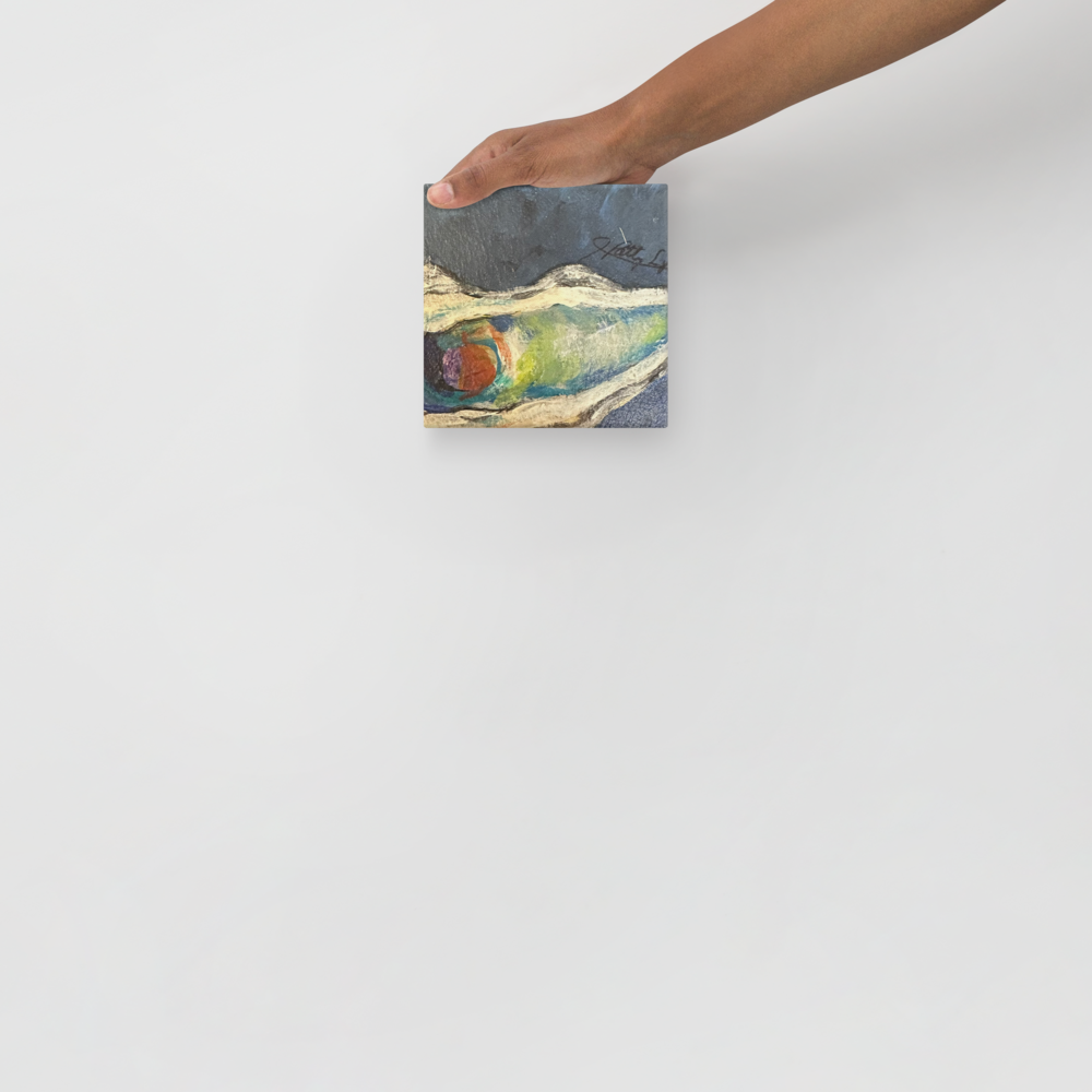 Canvas - Oyster - Deep Blue Shading