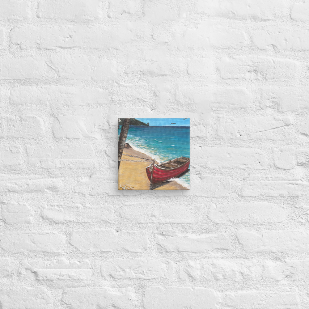 Canvas - Red Boat of Roatan
