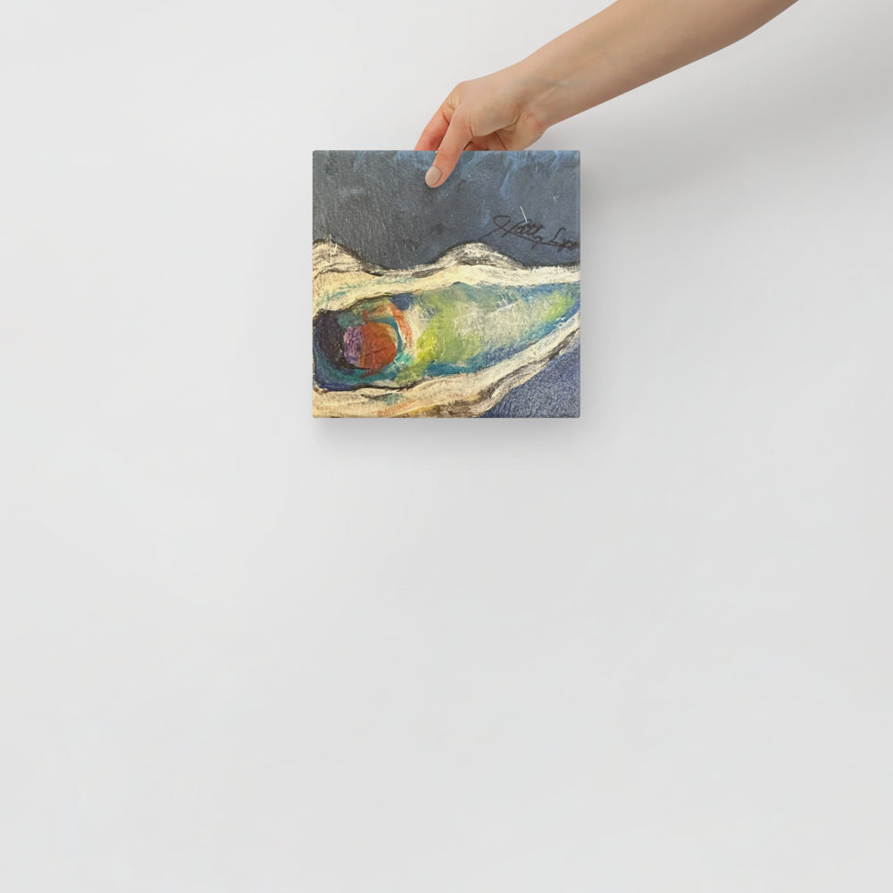 Canvas - Oyster - Deep Blue Shading