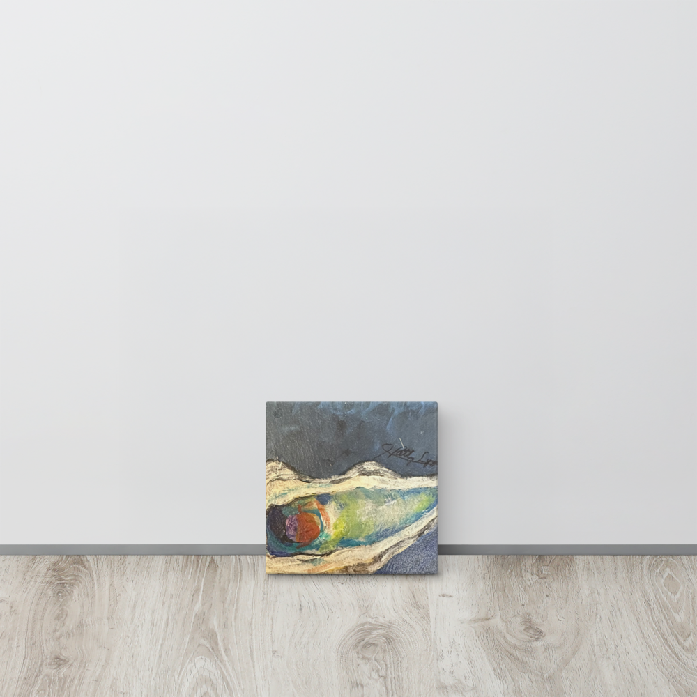 Canvas - Oyster - Deep Blue Shading