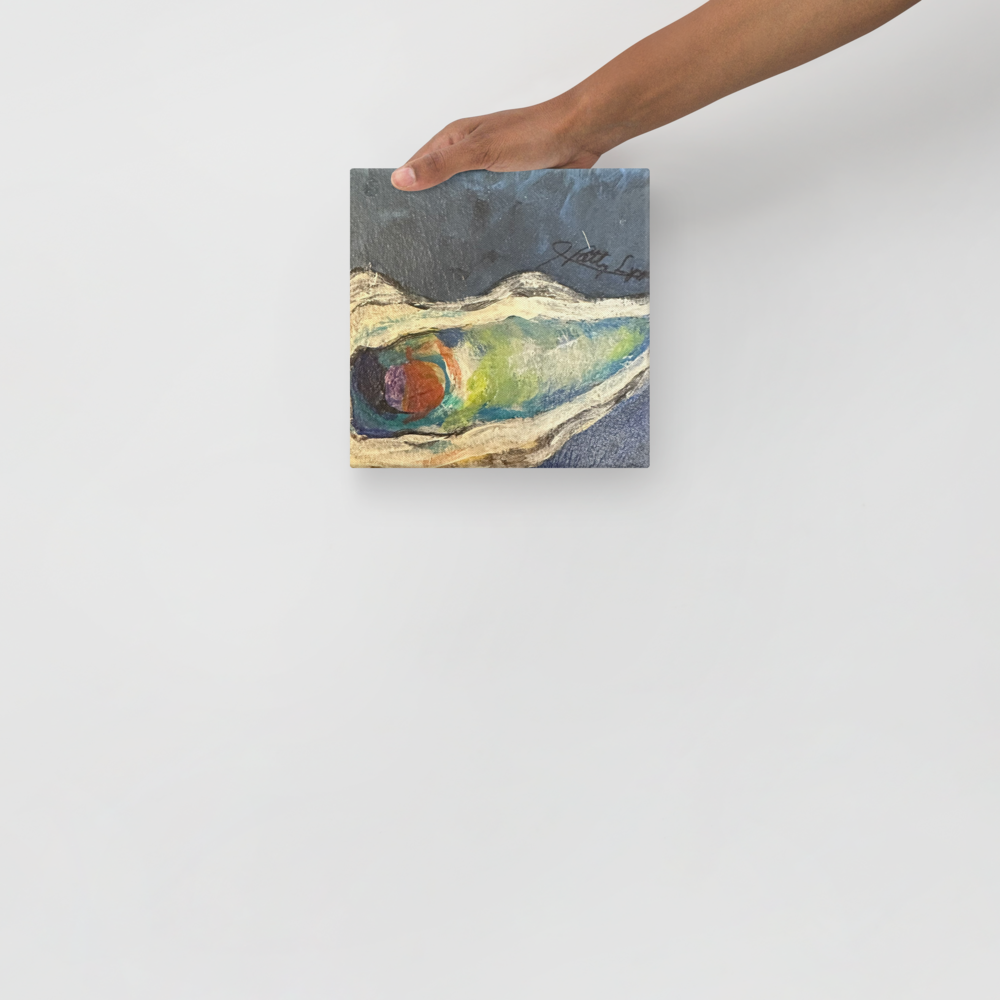 Canvas - Oyster - Deep Blue Shading