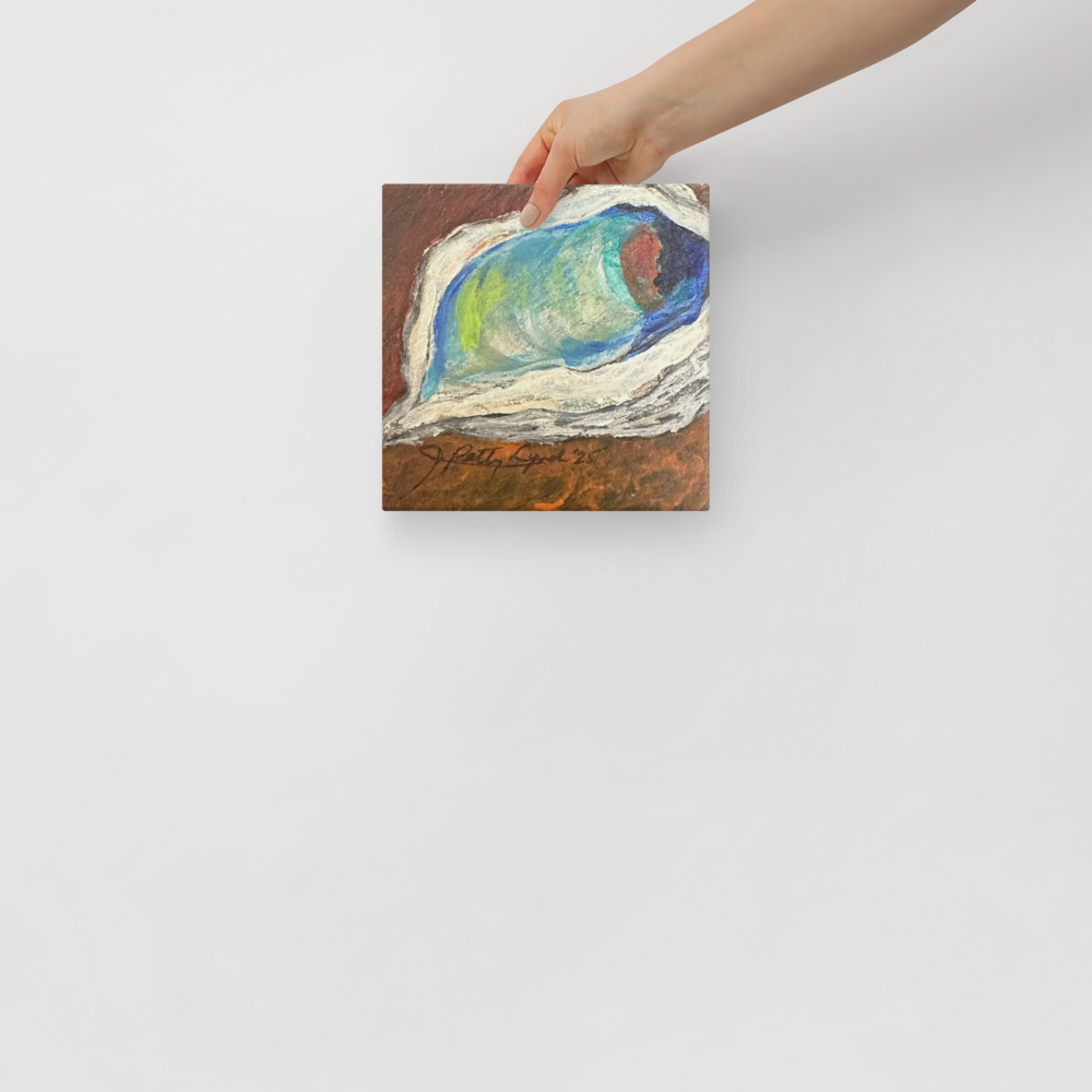 Canvas - Oyster - Burnt Orange Shading