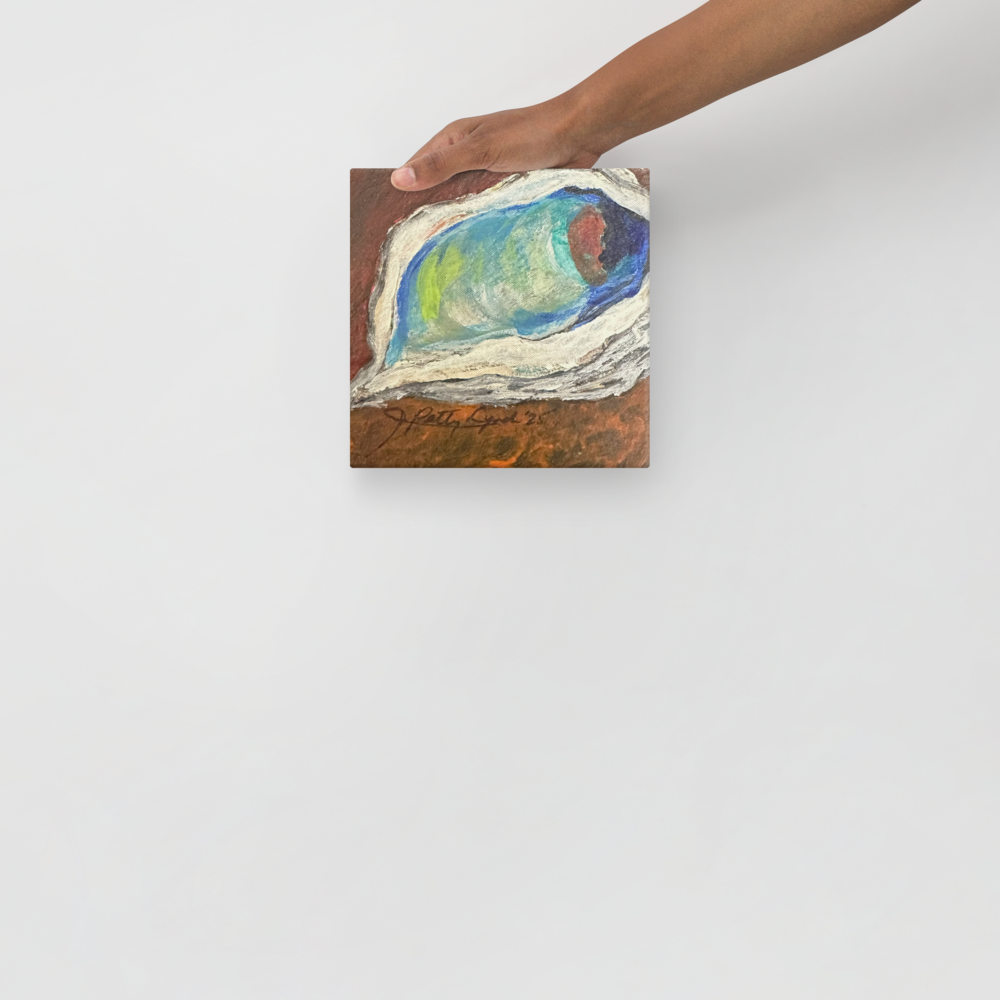 Canvas - Oyster - Burnt Orange Shading