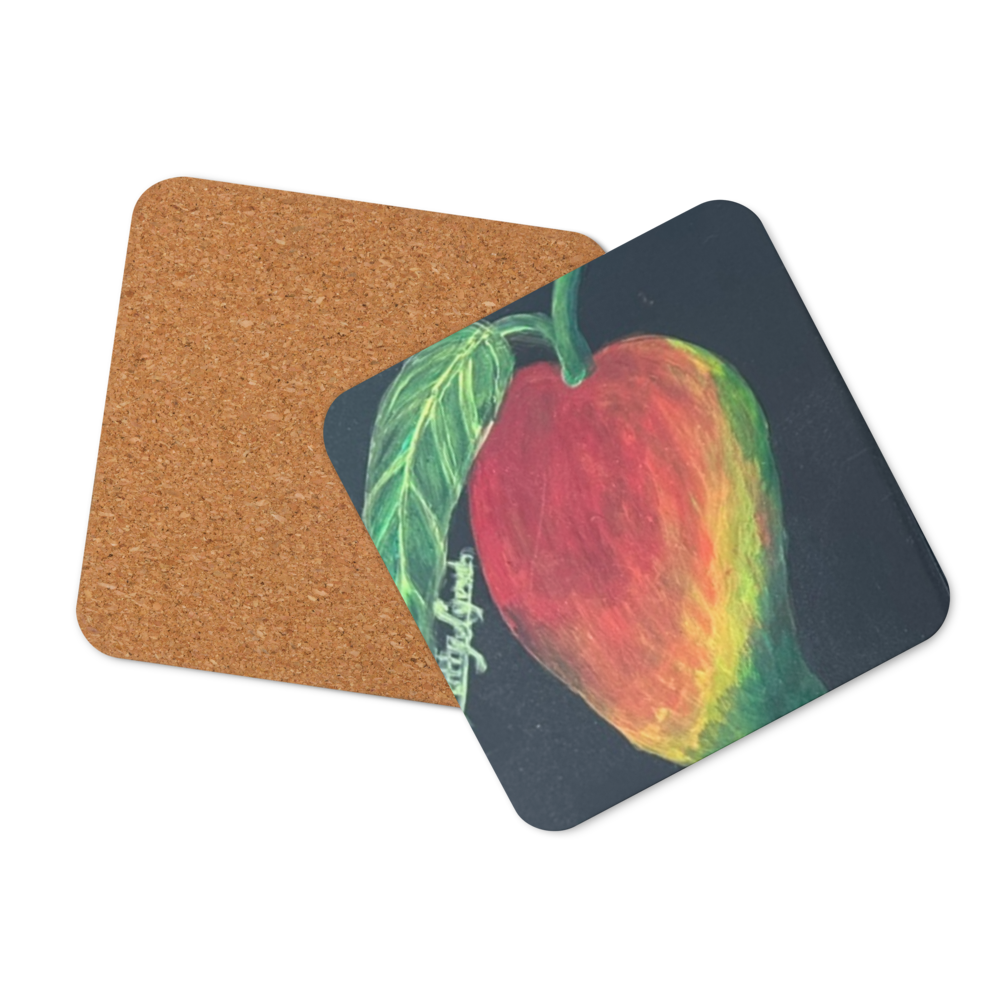 Cork-back coaster - Mango, Tony Mango