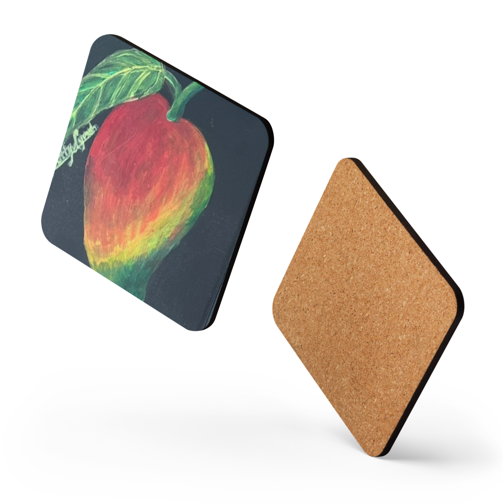 Cork-back coaster - Mango, Tony Mango