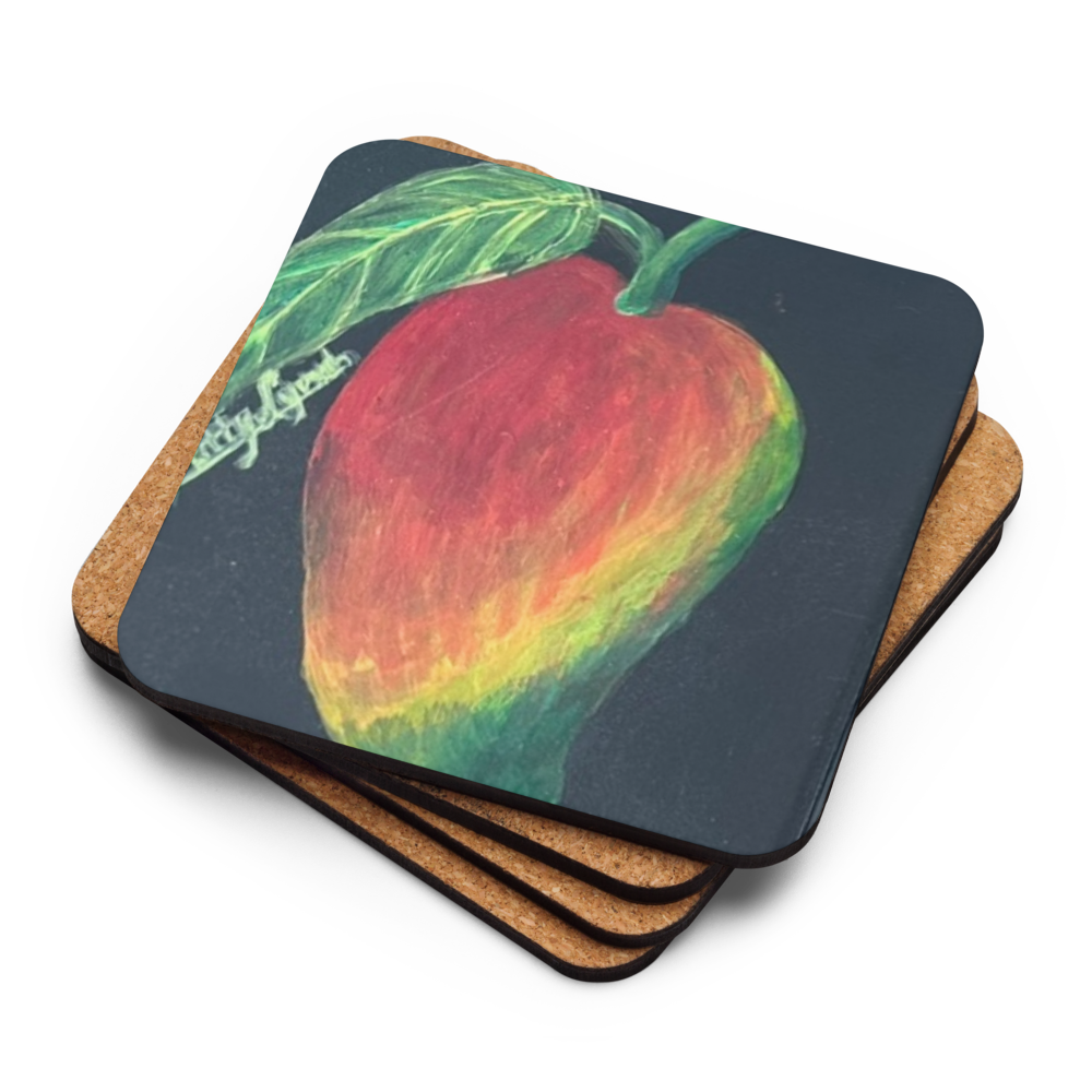 Cork-back coaster - Mango, Tony Mango