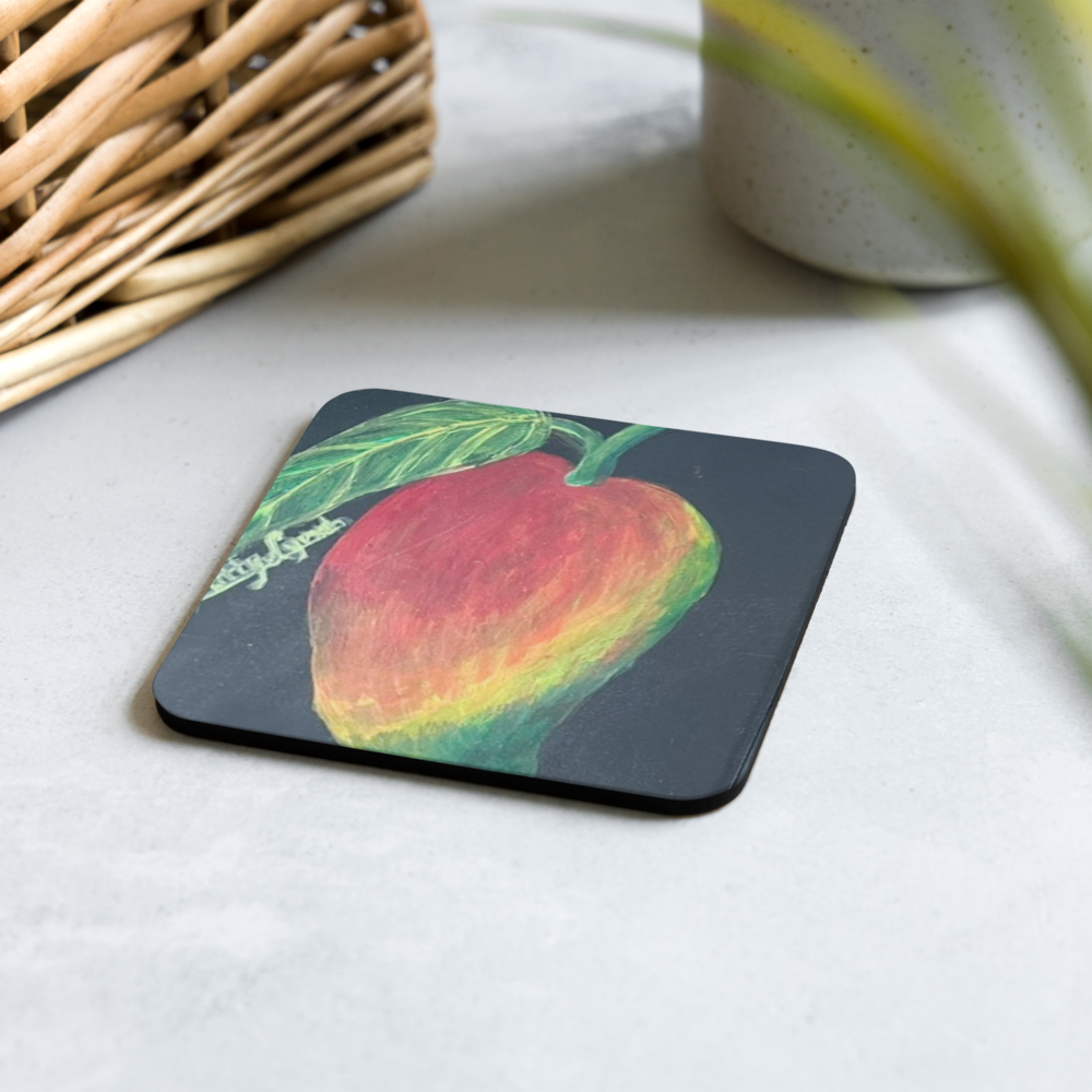 Cork-back coaster - Mango, Tony Mango