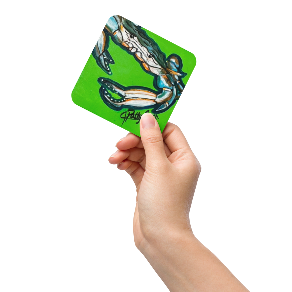 Cork-back coaster - Crab - Greon - Get it?