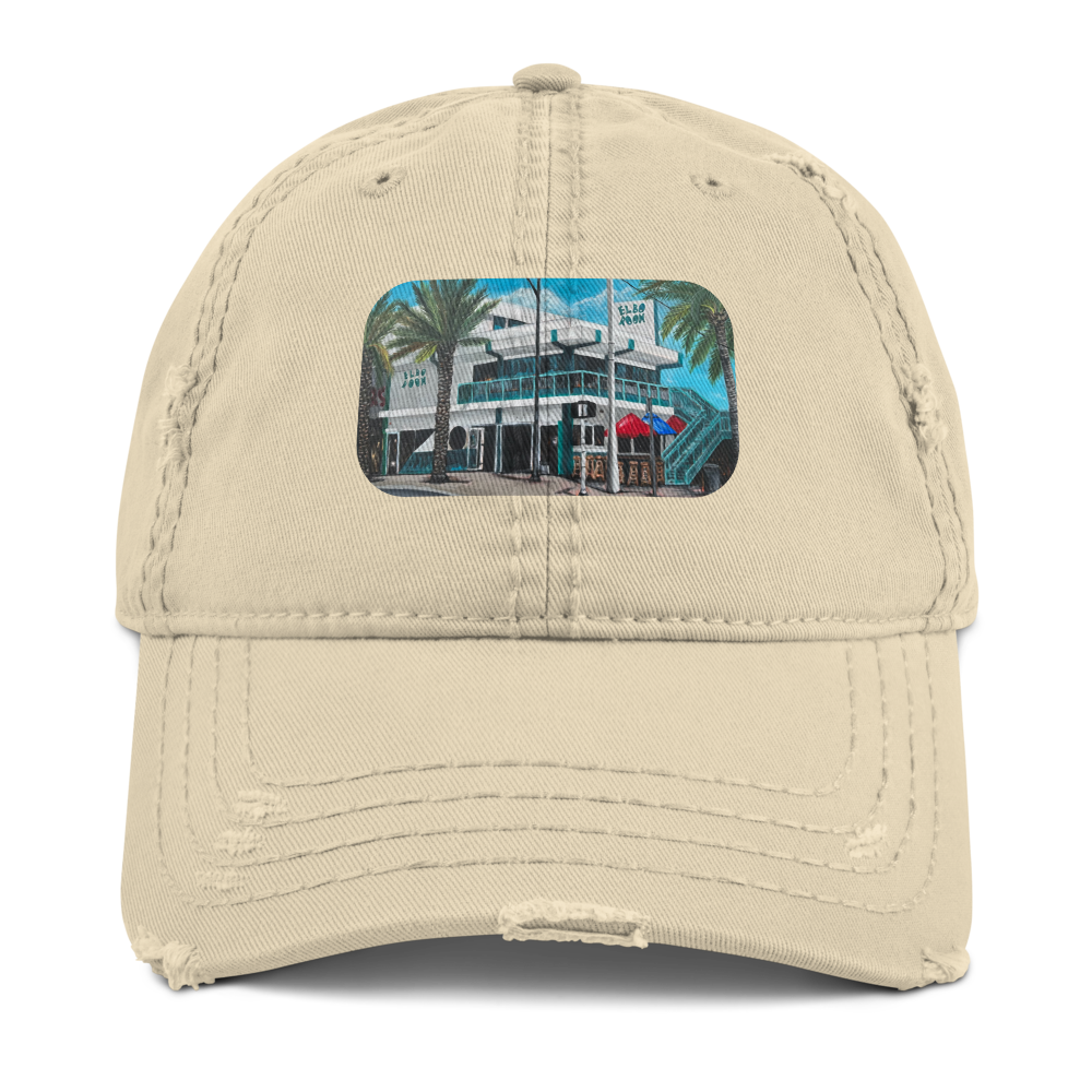 Distressed Ball Cap - Fort Lauderdale - Las Olas and A1A