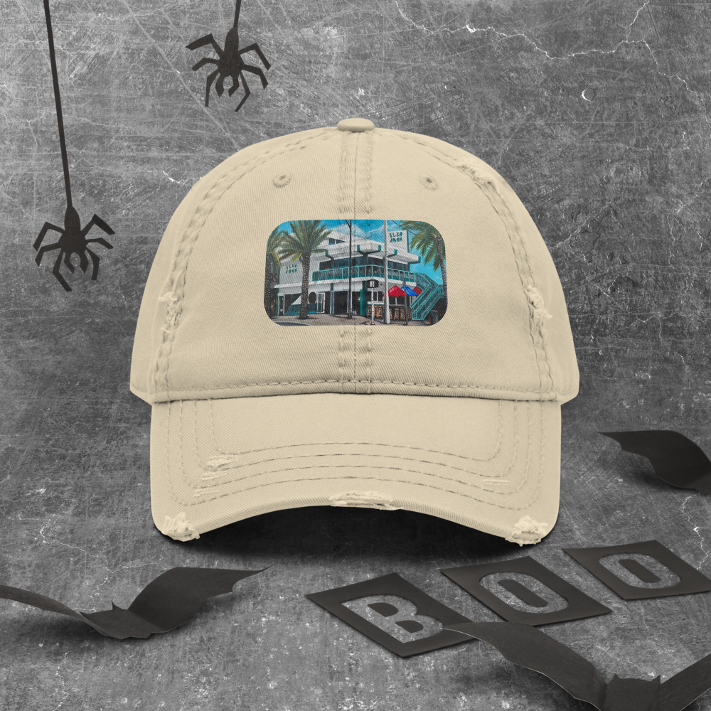 Distressed Ball Cap - Fort Lauderdale - Las Olas and A1A