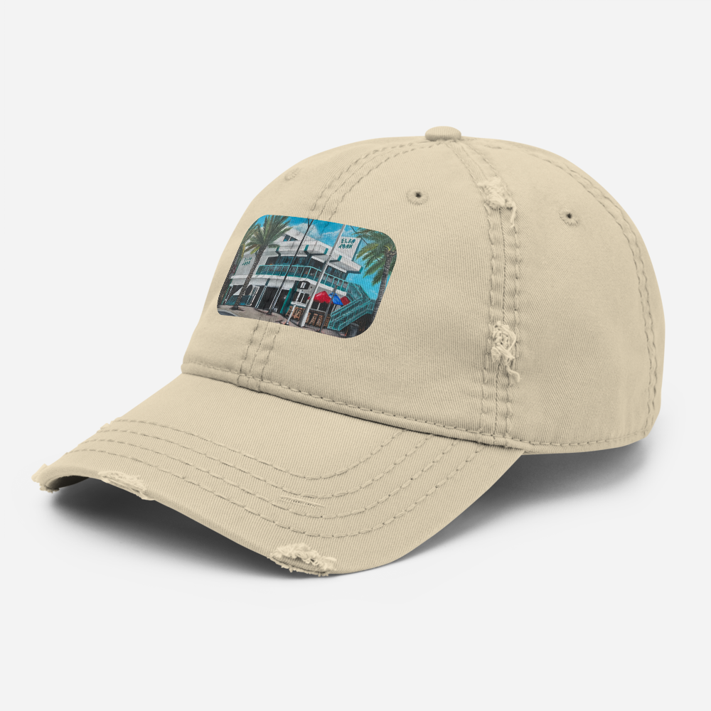 Distressed Ball Cap - Fort Lauderdale - Las Olas and A1A
