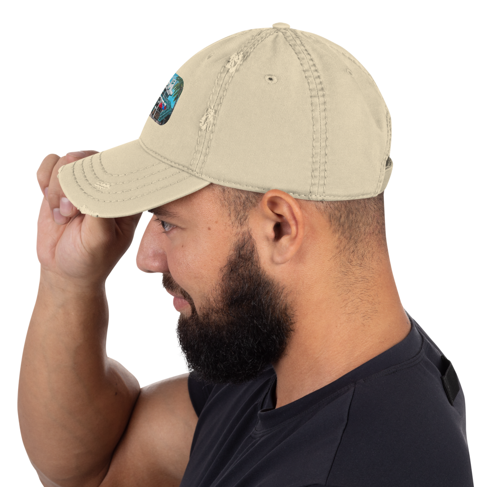 Distressed Ball Cap - Fort Lauderdale - Las Olas and A1A
