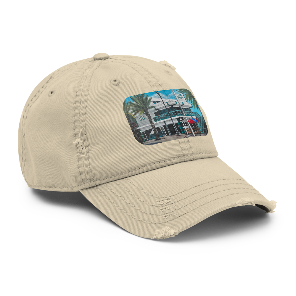 Distressed Dad Hat - Elbo Room - Fort Lauderdale Beach