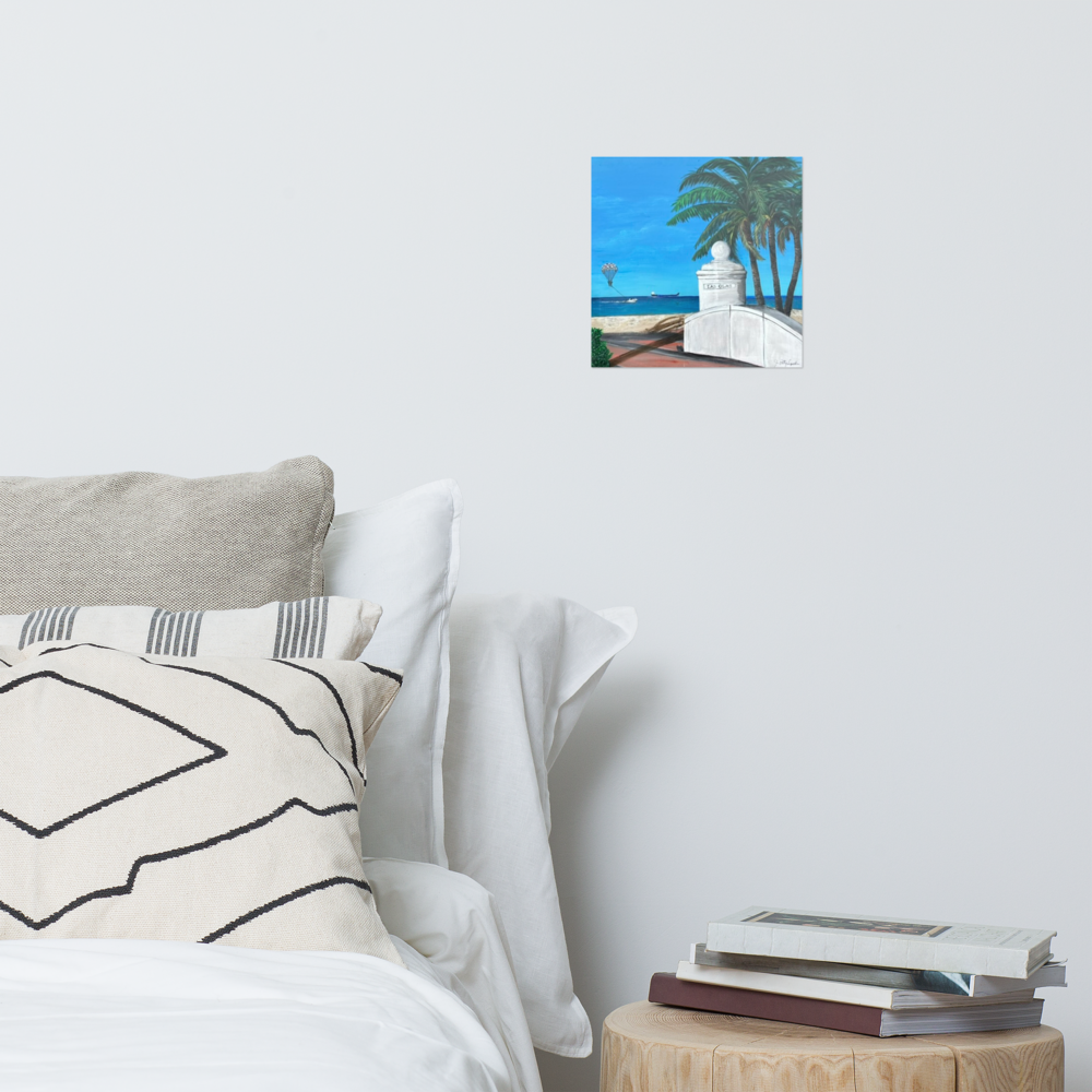 Photo paper poster - 10x10" - Fort Lauderdale - Las Olas Beach