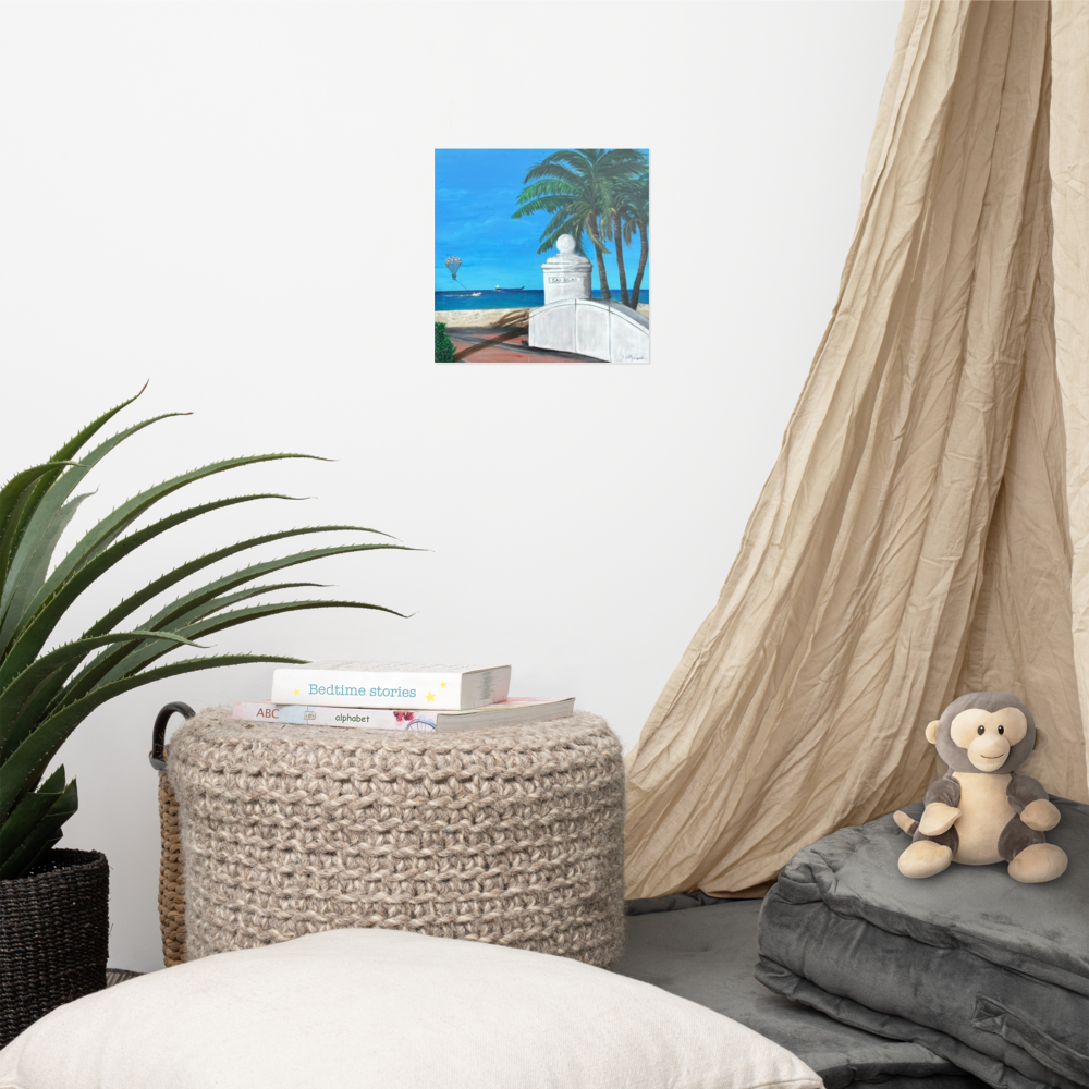 Photo paper poster - 10x10" - Fort Lauderdale - Las Olas Beach