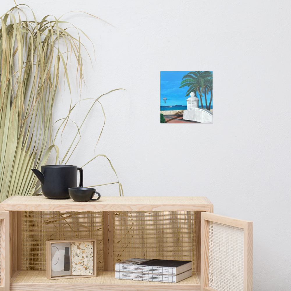 Photo paper poster - 10x10" - Fort Lauderdale - Las Olas Beach