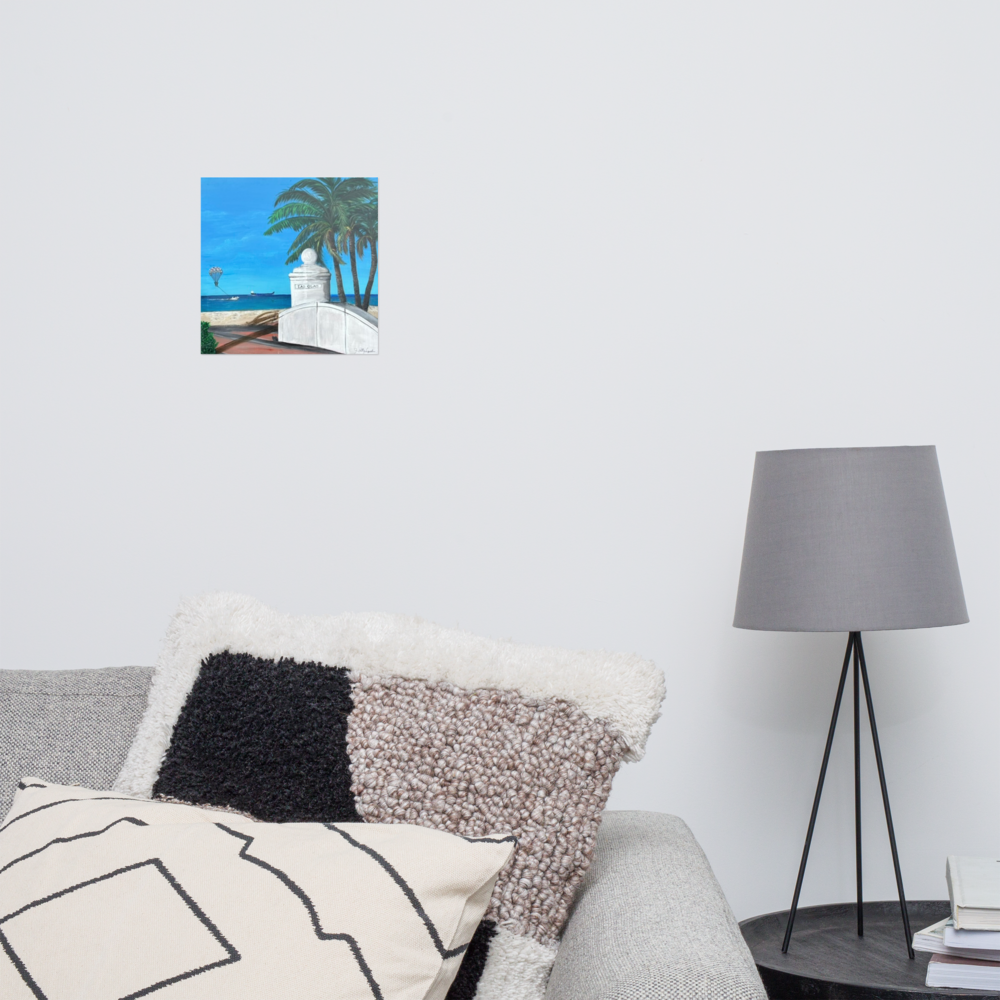 Photo paper poster - 10x10" - Fort Lauderdale - Las Olas Beach