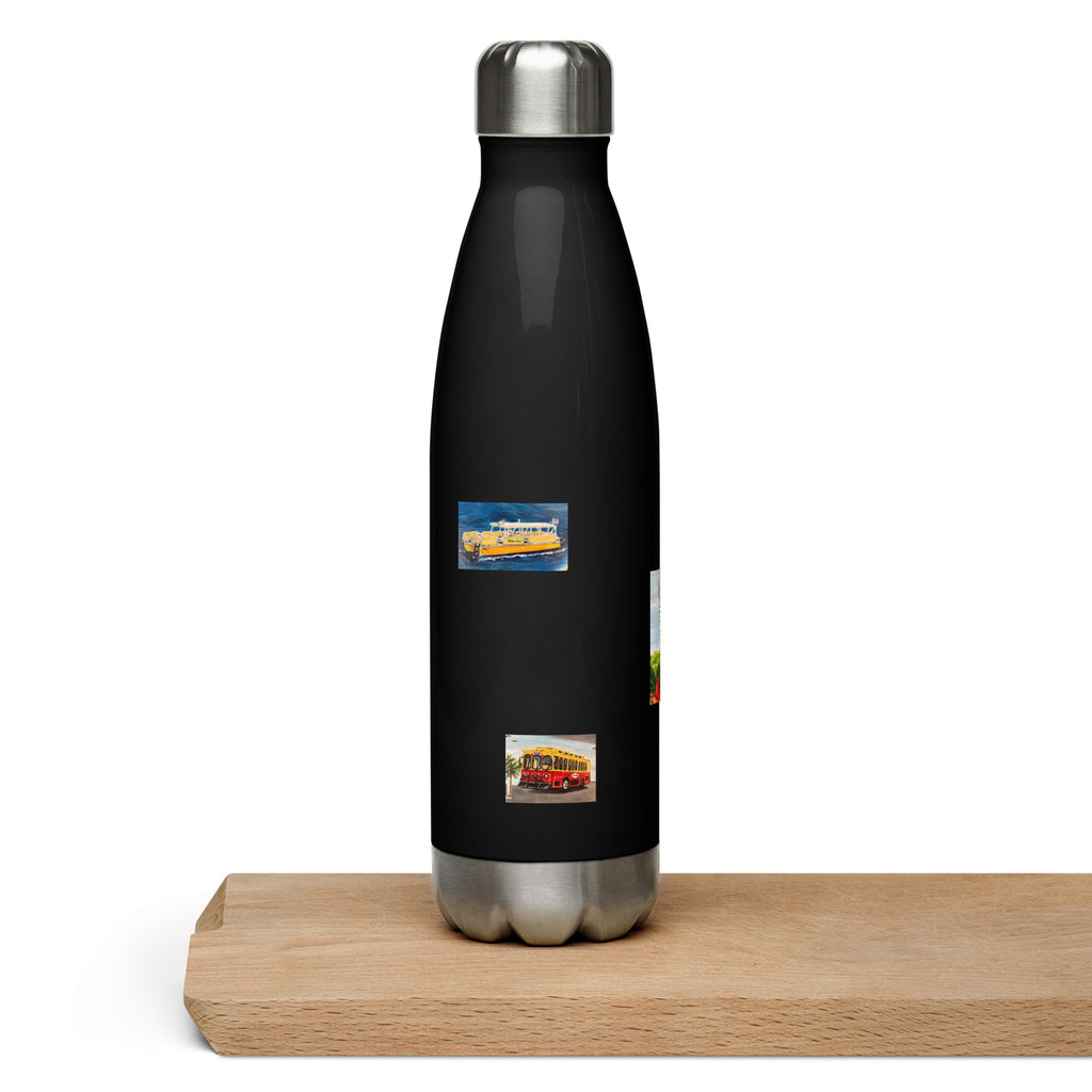 Stainless steel water bottle Fort Lauderdale Landmarks