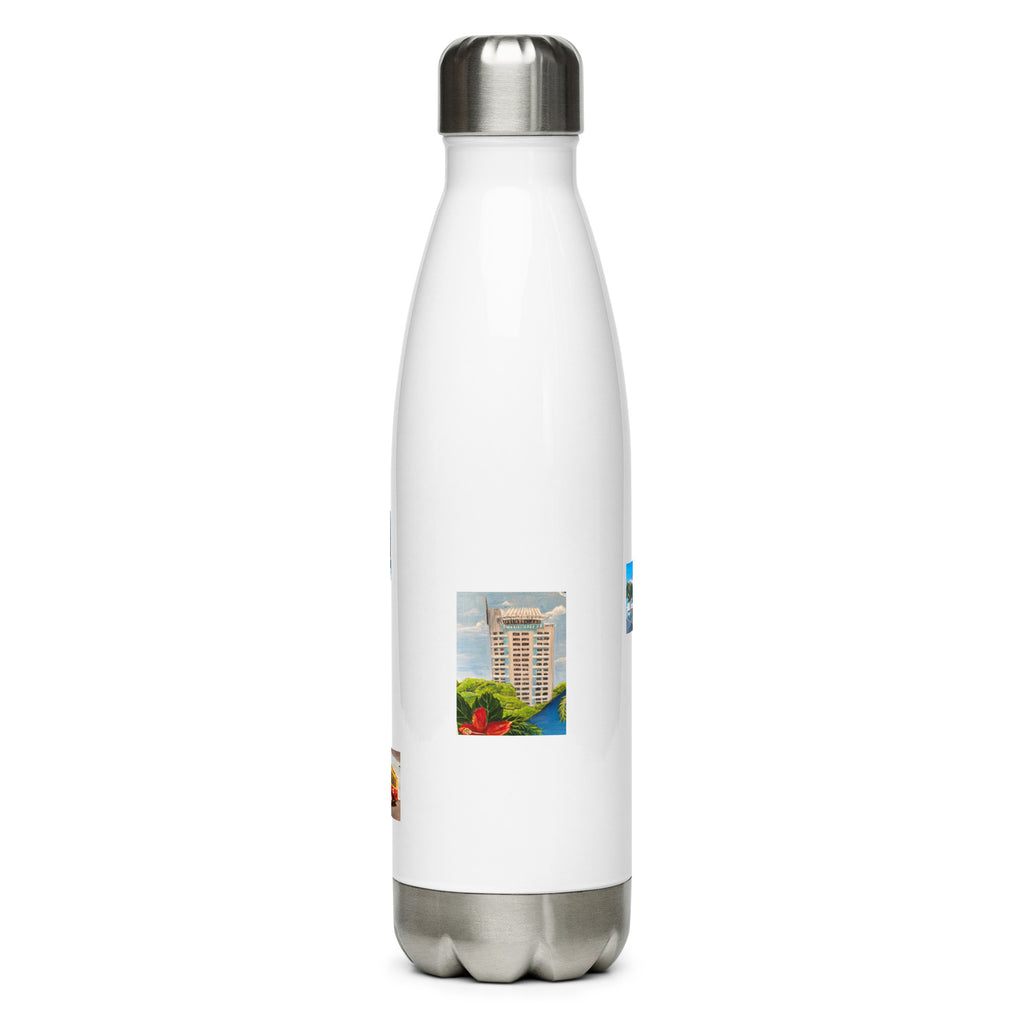 Stainless steel water bottle Fort Lauderdale Landmarks
