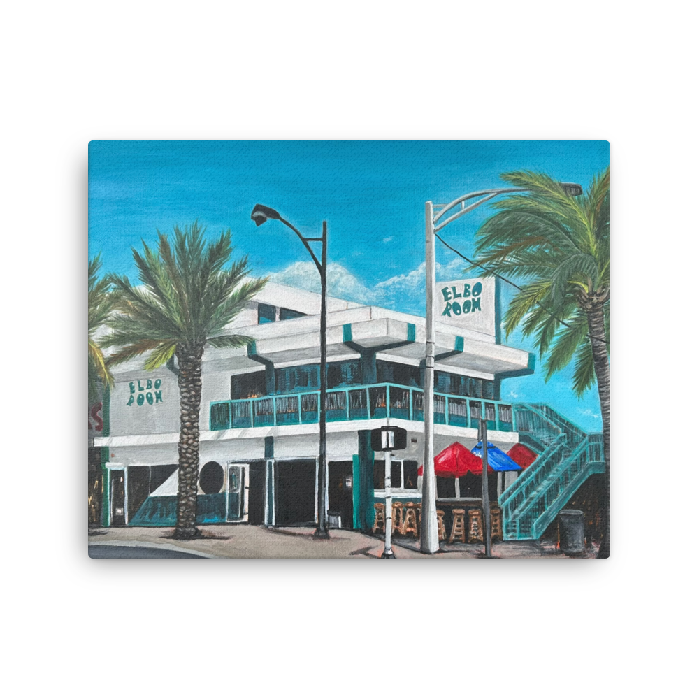 Thin canvas - Elbo Room - Fort Lauderdale - Las Olas & A1A