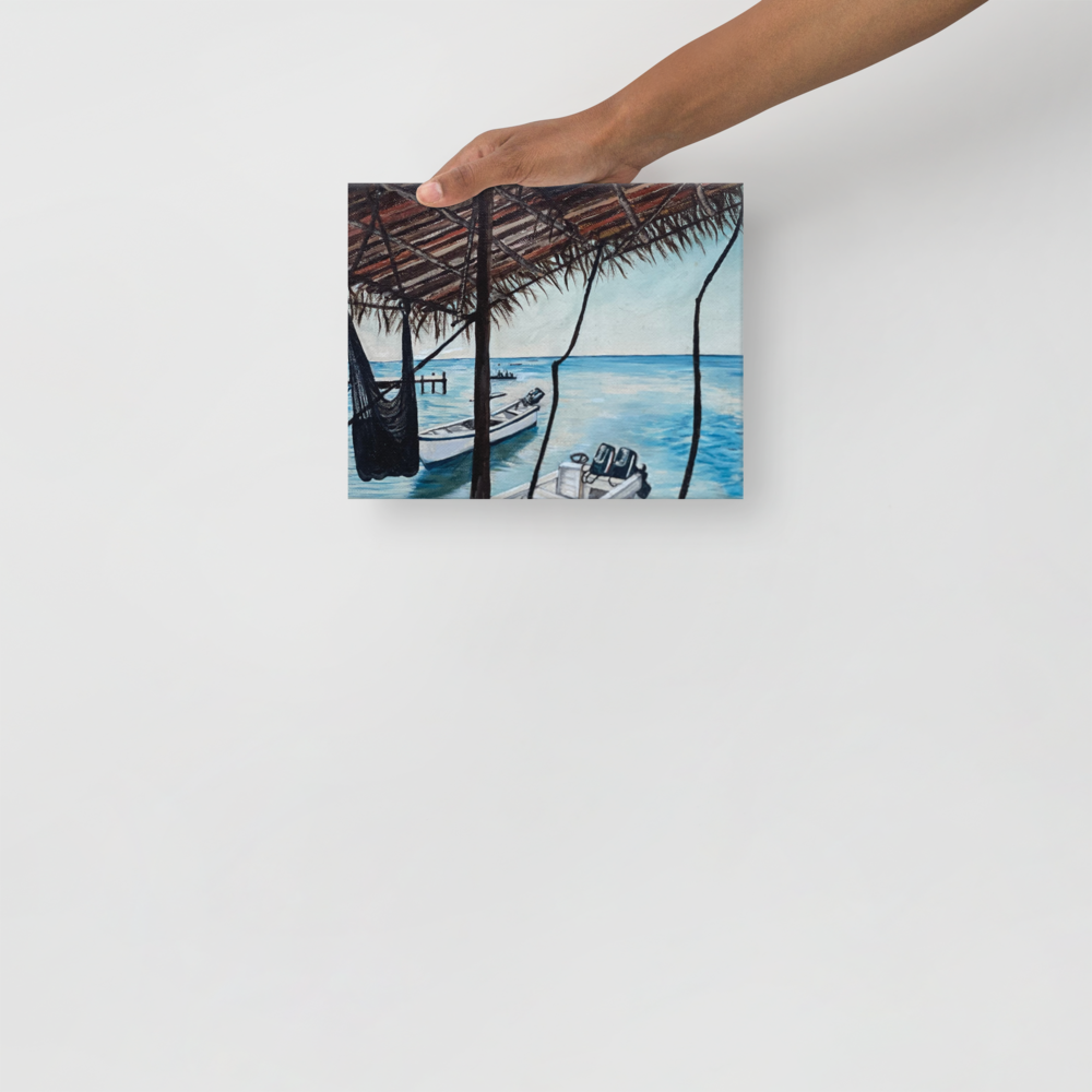 Thin canvas - Roatan Hide Out