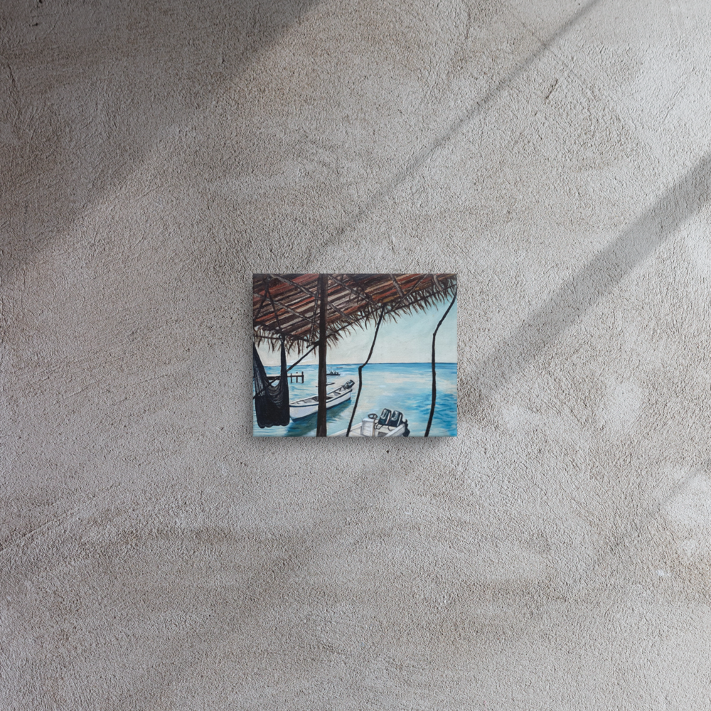 Thin canvas - Roatan Hide Out
