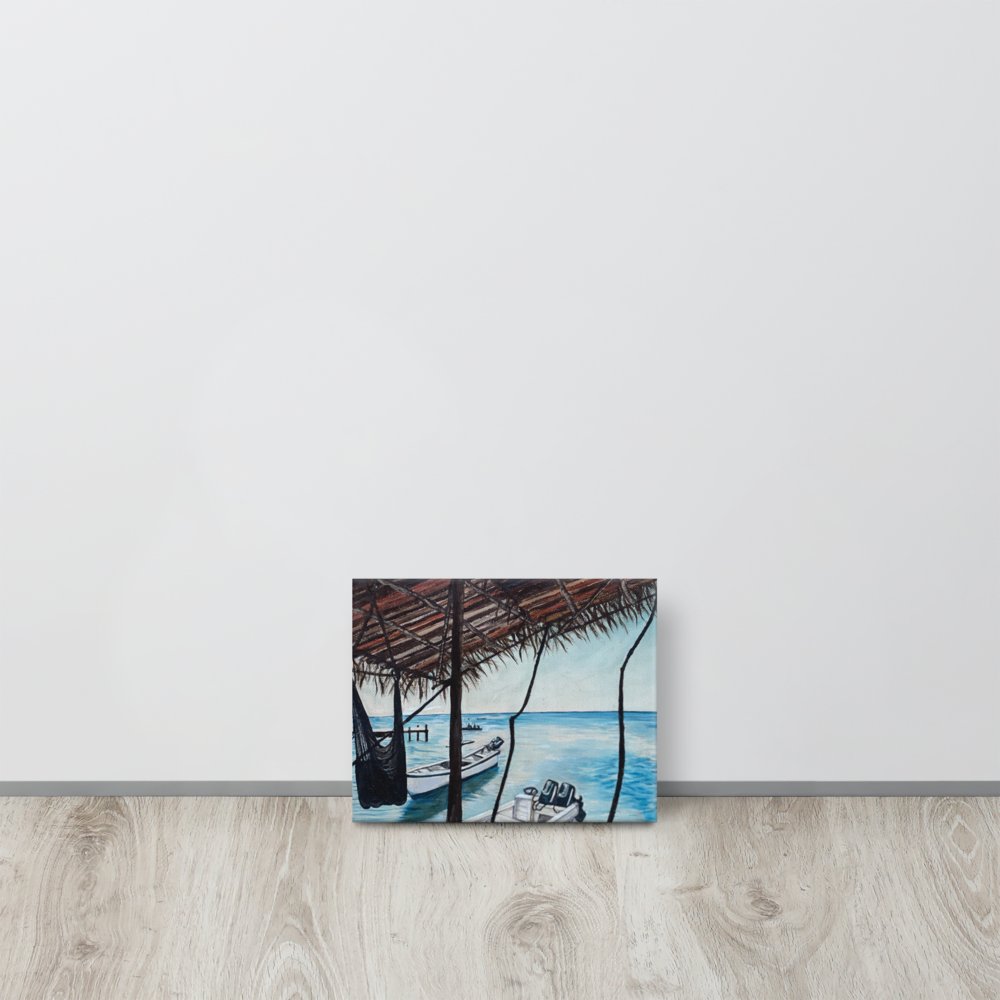 Thin canvas - Roatan Hide Out