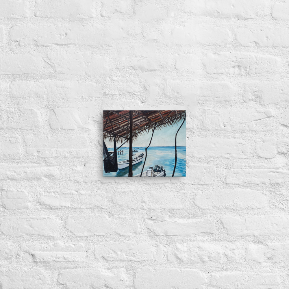 Thin canvas - Roatan Hide Out