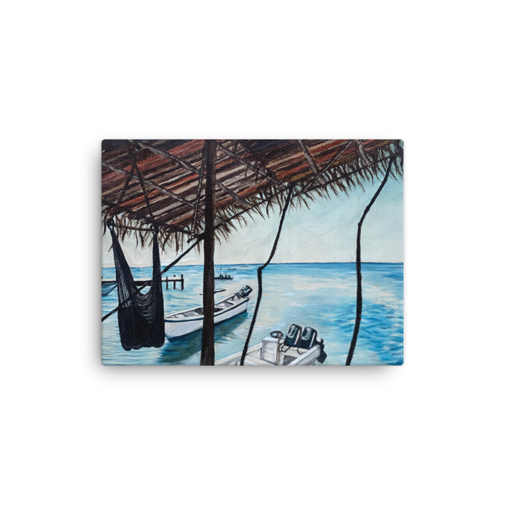 Thin canvas - Roatan Hide Out