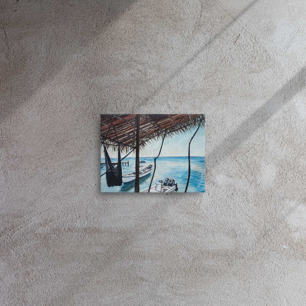 Thin canvas - Roatan Hide Out
