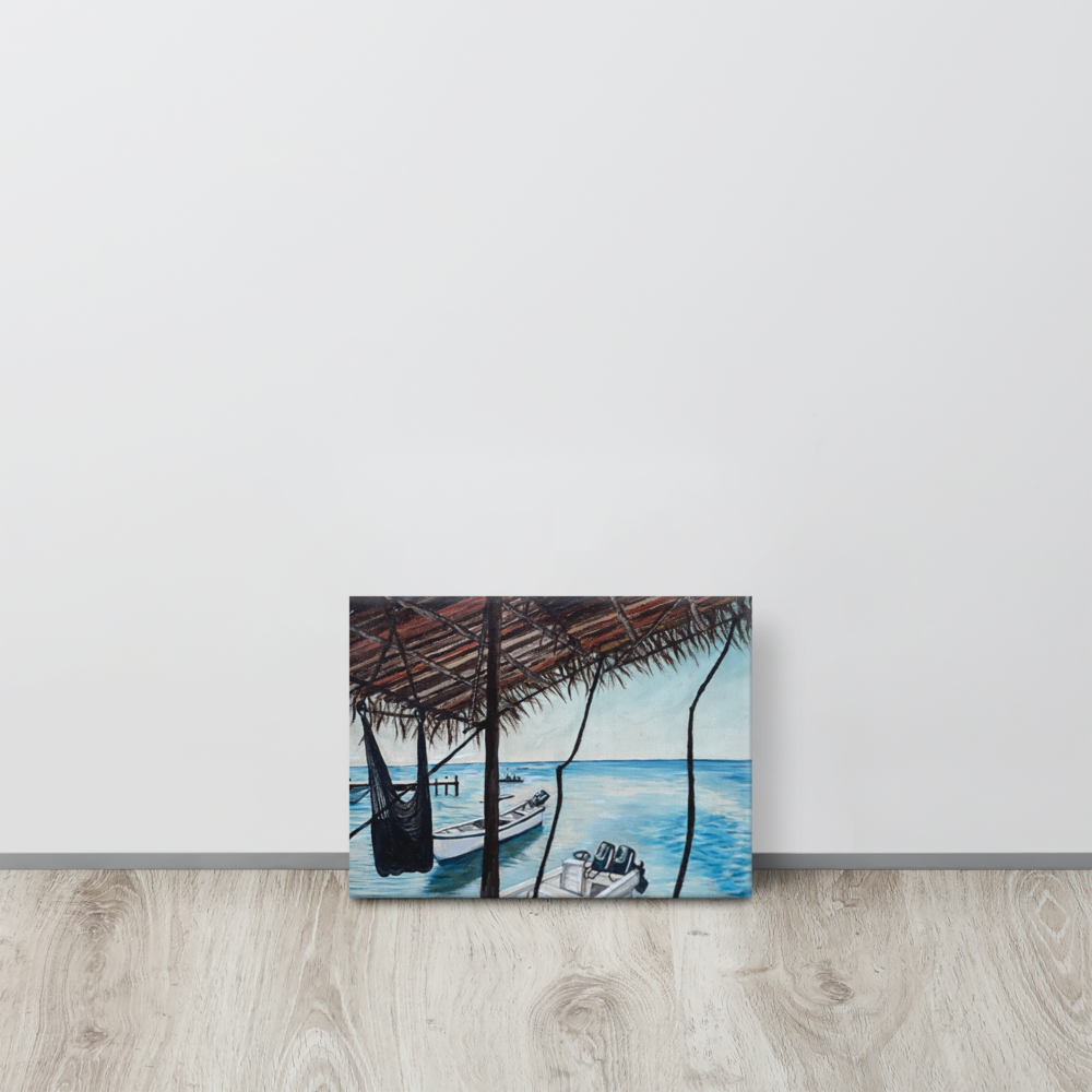 Thin canvas - Roatan Hide Out