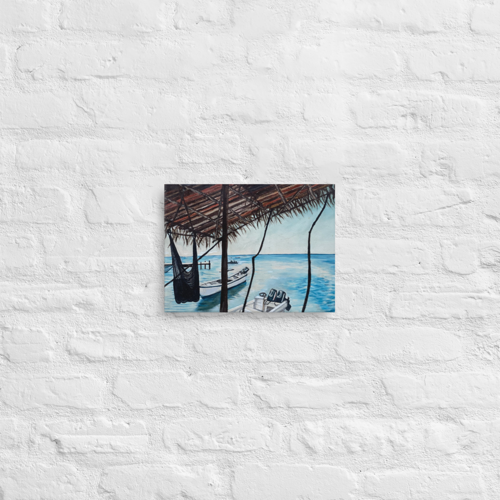 Thin canvas - Roatan Hide Out