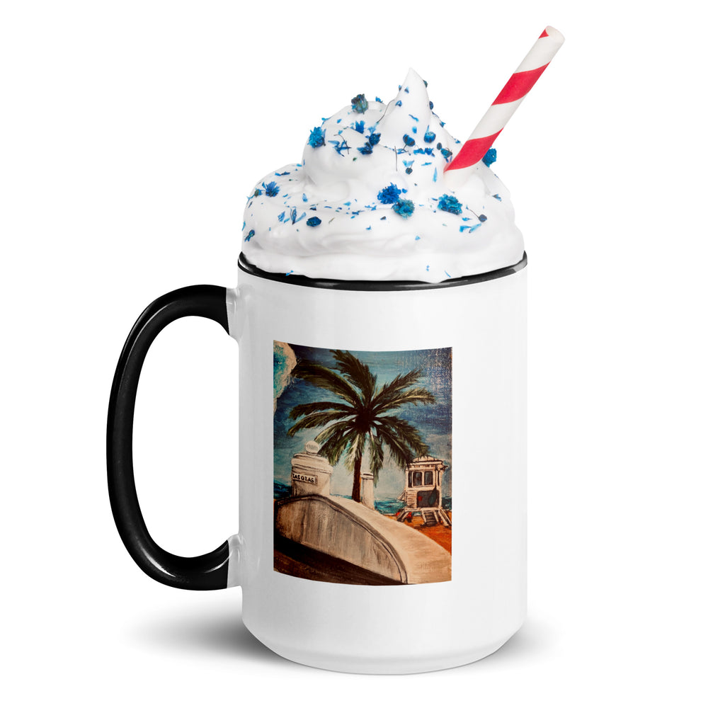 Mug with Color Inside Las Olas and A1A
