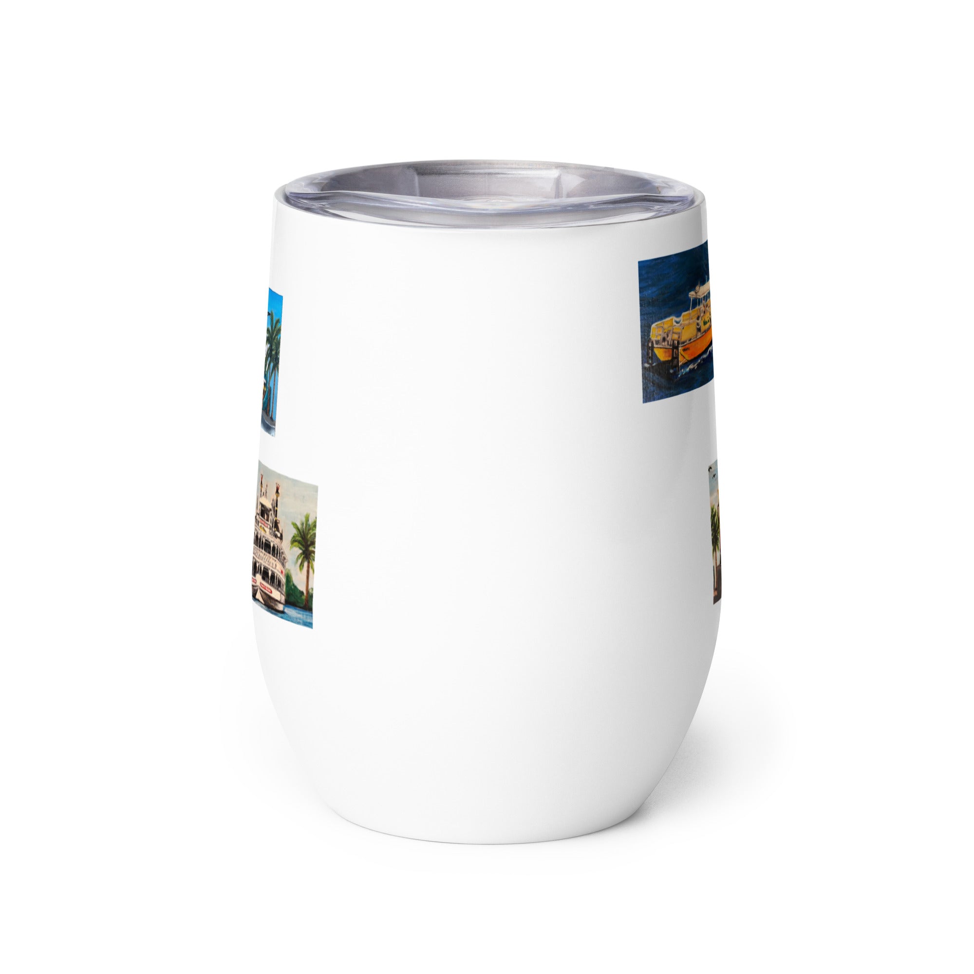 Wine tumbler Fort Lauderdale Landmarks